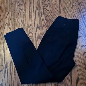 Lululemon black stretchy work/play high-waisted pants